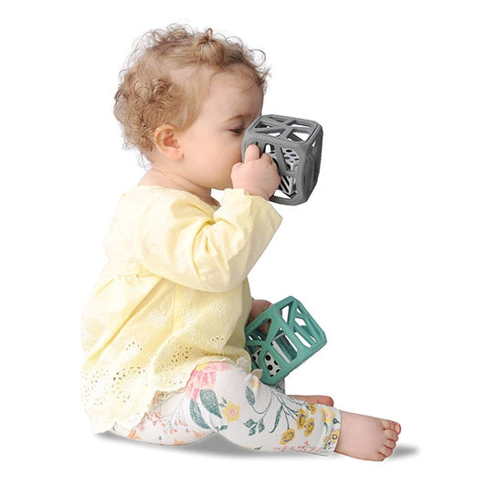 Chew Cube - Best Baby Toys & Gifts for Ages 0 to 1 - Fat Brain Toys - US 9101