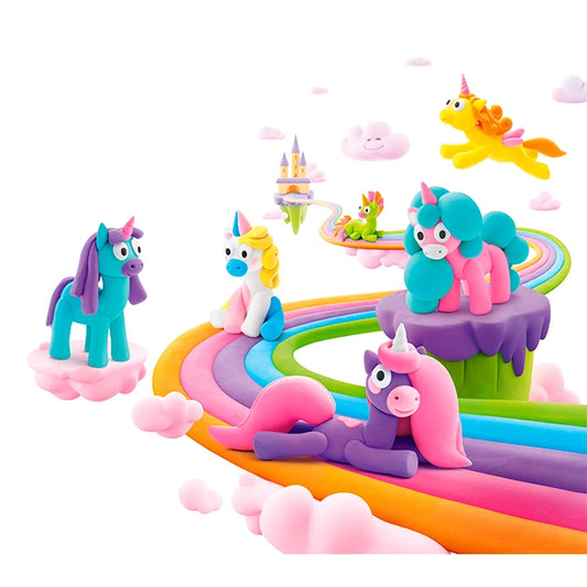 Hey Clay Rainbow Unicorns - Best Arts & Crafts for Ages 3 to 11 - US 7396