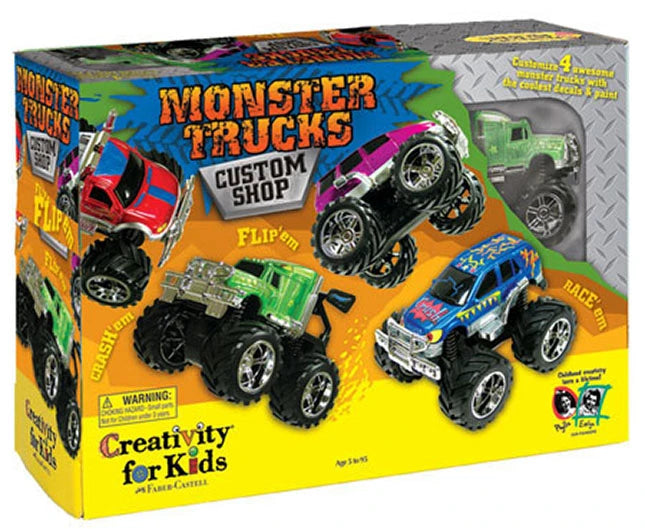 Monster Trucks Custom Shop - Best Arts & Crafts for Babies - US 4116