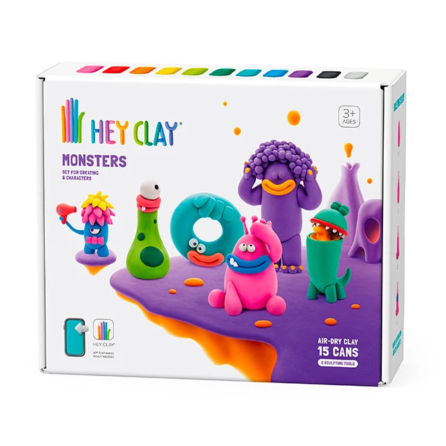 Hey Clay - Monsters - Best Arts & Crafts for Ages 6 to 12 - US 9162