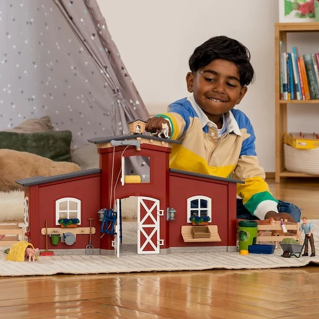 Farm World Red Barn - - Fat Brain Toys - US 8097