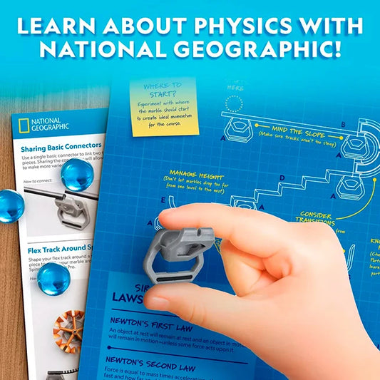 National Geographic Magnetic Marble Run - Best for Ages 10 to 12 - US 3775