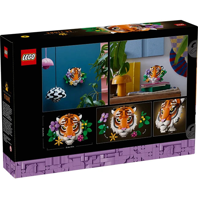 LEGO Art - The Fauna Collection - Tiger - - Fat Brain Toys - US 8169
