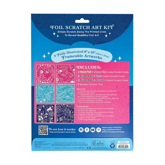 Scratch & Shine Scratch Cards - Celestial Skies - US 8073