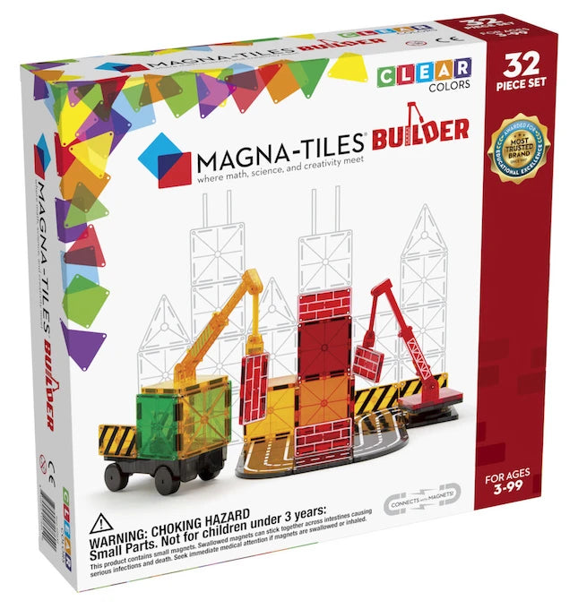 Magna-Tiles Builder - Best Building & Construction for Babies - US 6497