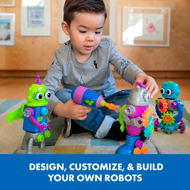 Design & Drill Robot Workshop - Best for 3 year olds - US 1508