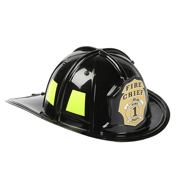 Jr. Firefighter Helmet - Black - Best for Ages 6 to 9 - US 4666