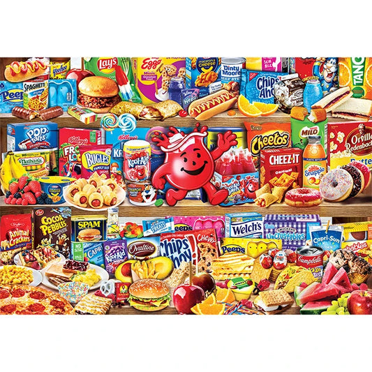 Kids Favorite Foods 2000pc Puzzle - - Fat Brain Toys - US 7008