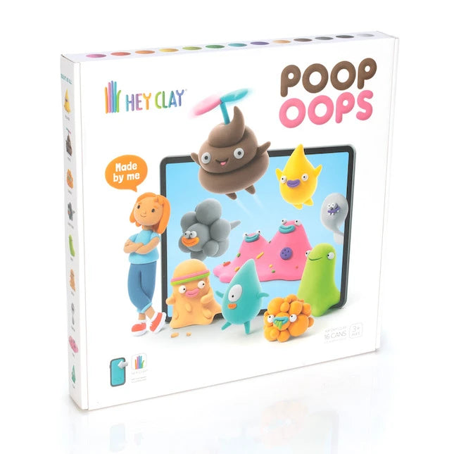 Hey Clay - Poop Oops Air-Dry Clay - Best for Ages 3 to 12 - US 1573