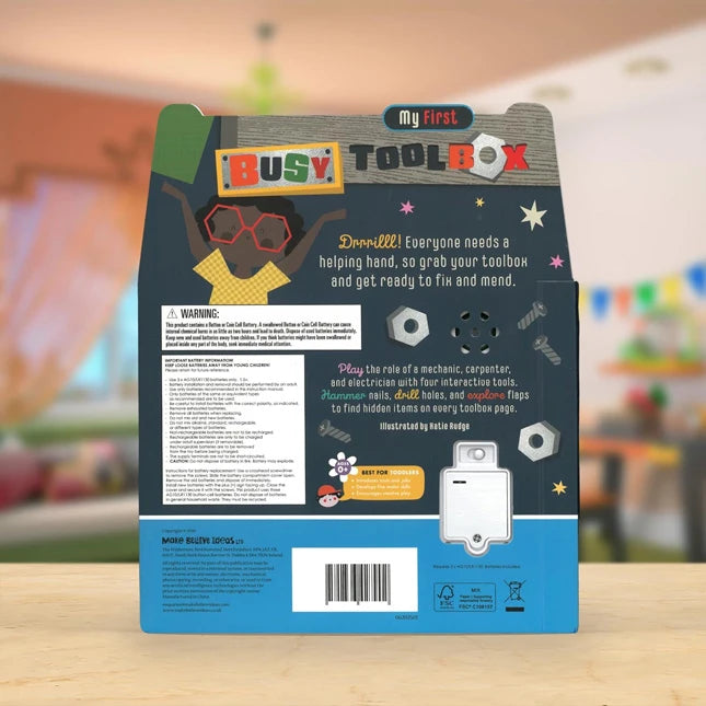 My First Busy Toolbox Book - Best Baby Toys & Gifts for Ages 0 to 3 - US 1114