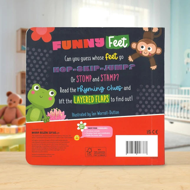 Funny Feet - Best Baby Toys & Gifts for Ages 0 to 3 - Fat Brain Toys - US 7002