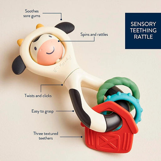 Itzy Spinner Cow - Best Baby Toys & Gifts for Babies - Fat Brain Toys - US 3142