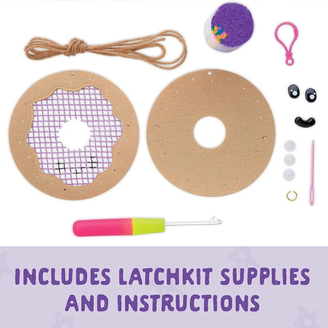 Latch Kit Mini - Donut - Best Arts & Crafts for Ages 6 to 10 - US 4190