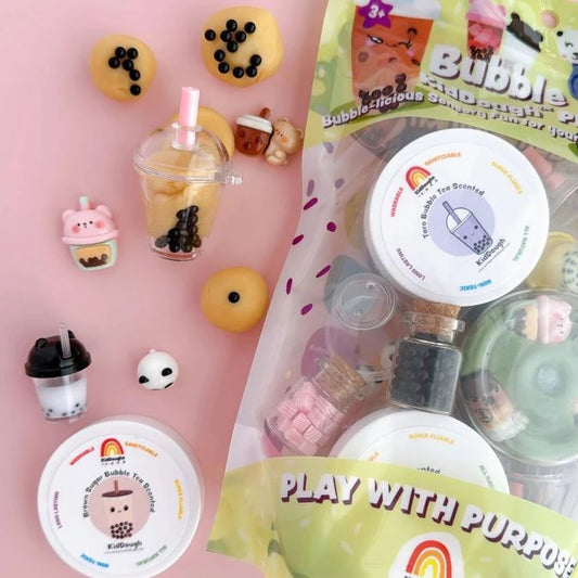 Bubble Tea KidDough Play Kit - Best Arts & Crafts for Ages 3 to 9 - US 5615