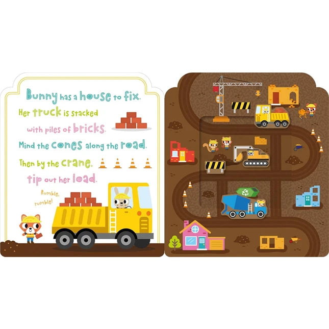 My Play Garage Felt Book - Best Books for Ages 3 to 6 - Fat Brain Toys - US 8252