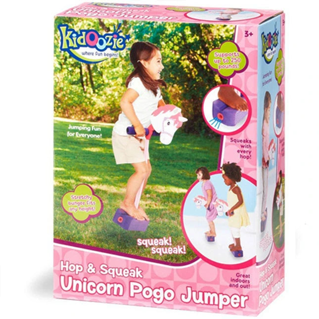 Kidoozie Hop & Squeak Unicorn Pogo Jumper - Best for Ages 3 to 4 - US 4160