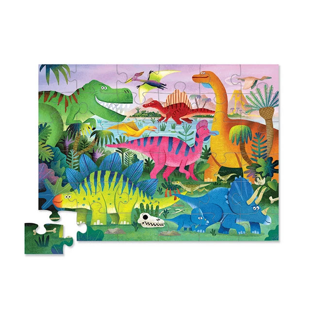 36pc Shaped Box Puzzle - Dino Land - Best Puzzles for Ages 3 to 8 - US 0562