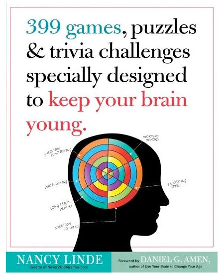 399 Games Puzzles & Trivia Challenges Specially Designed to Keep Your Brain Young - US 8723