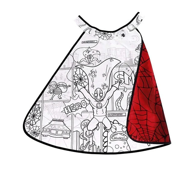 Color-A-Cape Reversible Spider Superhero - Size 4-7 - US 1469