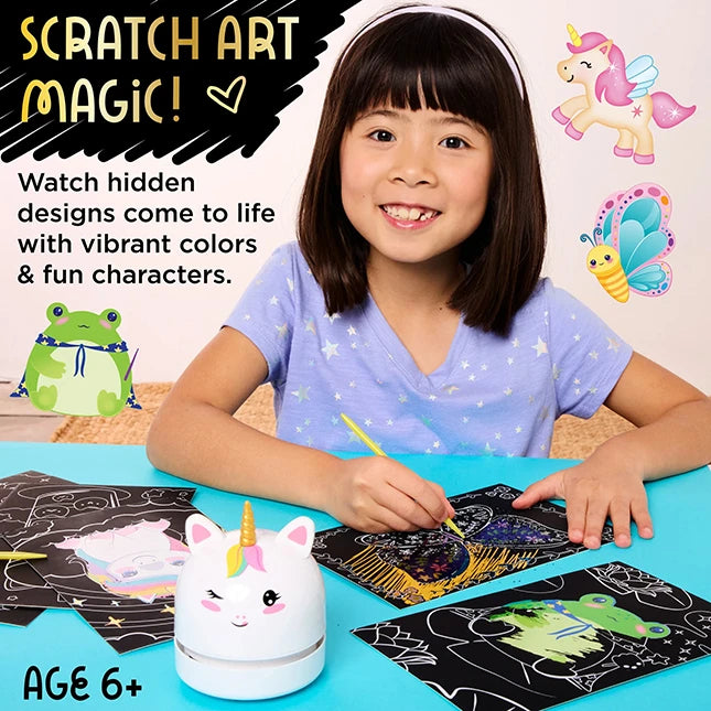 Deluxe Scratch Art - Best Arts & Crafts for Ages 6 to 11 - US 5001