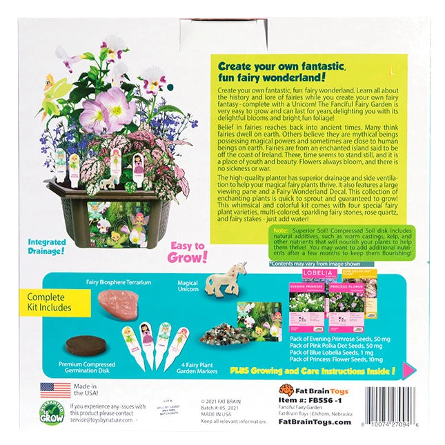 Fanciful Fairy Garden - Best Office & Desk Toys for Ages 4 to 7 - US 7837
