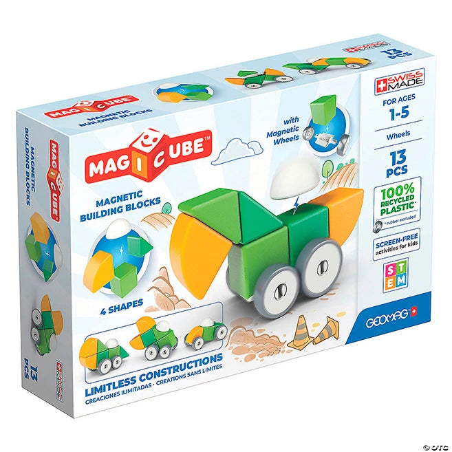 Magicube Cars - 13 pc - Best Baby Toys & Gifts for Ages 1 to 5 - US 5894