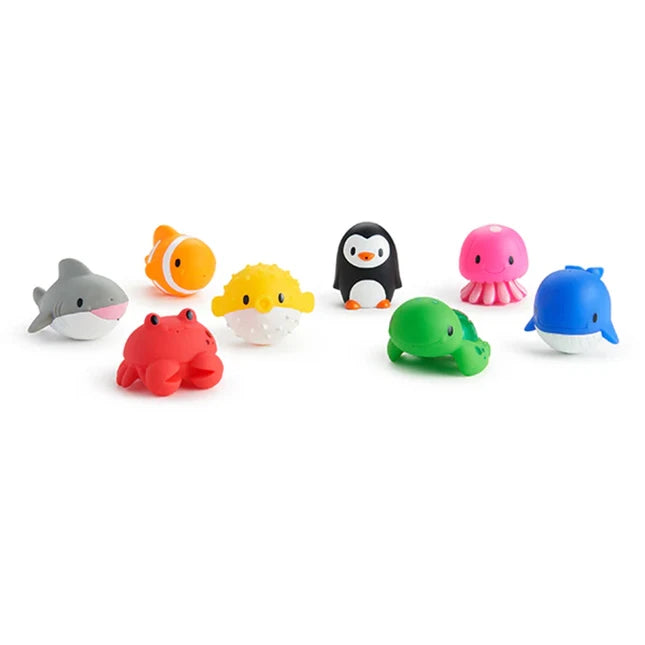 Munchkin Ocean Bath Squirts - 8 pk - - Fat Brain Toys - US 5582