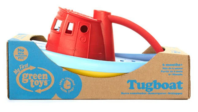 My First Green Toys - Tugboat - Best Baby Toys & Gifts for Babies - US 4739