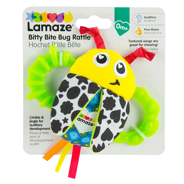 Lamaze Bitty Bite Bug Rattle - Best Baby Toys & Gifts for Ages 0 to 1 - US 6232