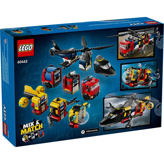 LEGO City - Helicopter Fire Truck & Submarine Remix - US 9359