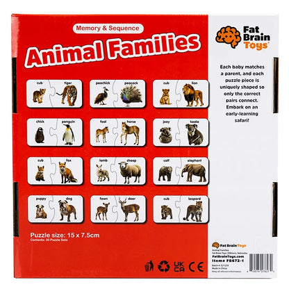 Animal Families - Best Early Learning Toys for Ages 2 to 4 - US 2709