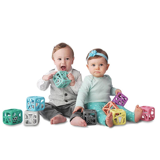 Chew Cube - Best Baby Toys &amp; Gifts for Ages 0 to 1 - Fat Brain Toys - US 9101
