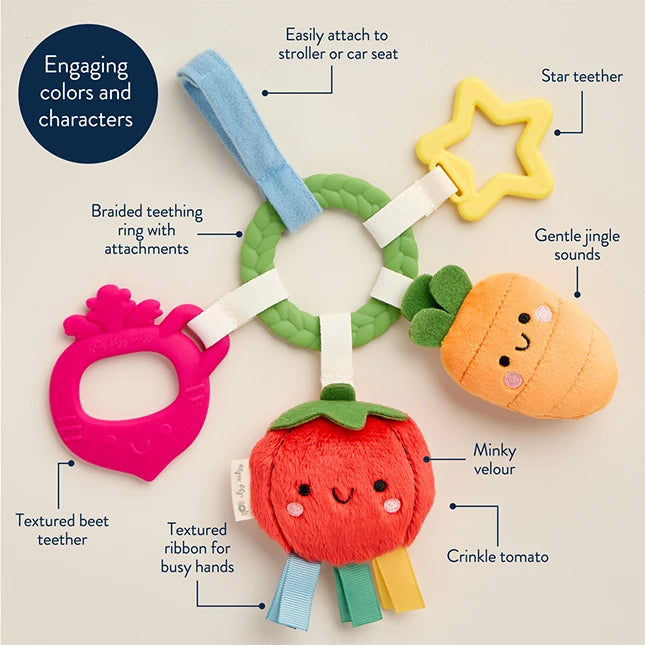 Busy Ring Veggie - Best Baby Toys &amp; Gifts for Ages 0 to 1 - US 4769