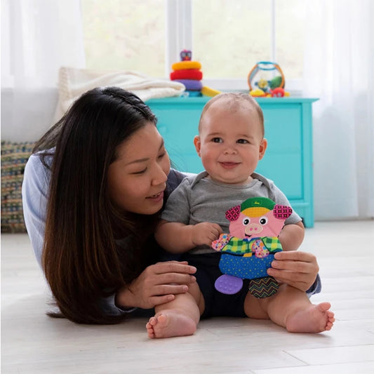 Lamaze John Deere Crinklies - Best Baby Toys &amp; Gifts for Ages 0 to 1 - US 8555