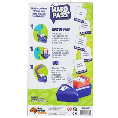 Hard Pass - Best Games for Ages 8 to 12 - Fat Brain Toys - US 3525