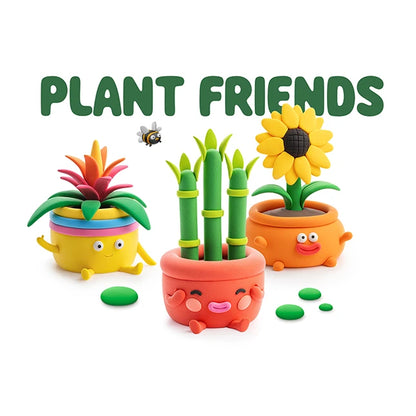 Hey Clay Plant Friends - Best Arts &amp; Crafts for Ages 8 to 12 - US 3763