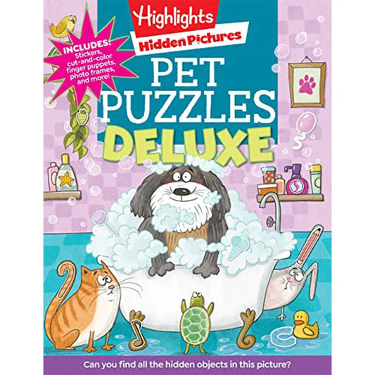 Highlights Hidden Pictures Pet Puzzles Deluxe - Best for Ages 5 to 8 - US 6467