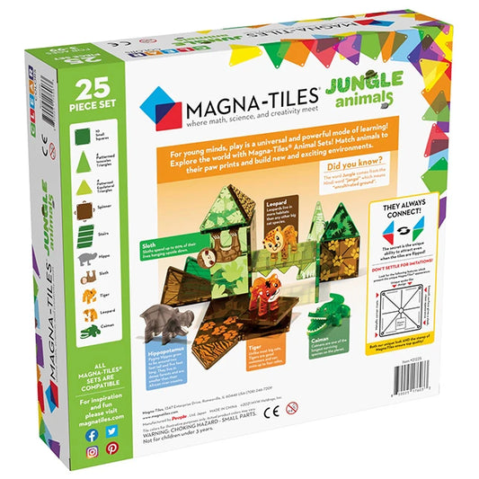 Magna-Tiles Jungle Animals - - Fat Brain Toys - US 1408