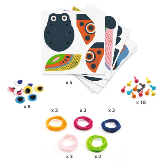 Fuzzy Bugs 3D Collage - Best Arts &amp; Crafts for Ages 3 to 10 - US 8292