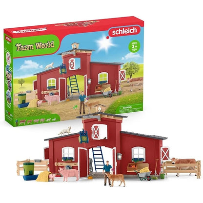 Farm World Red Barn - - Fat Brain Toys - US 8097