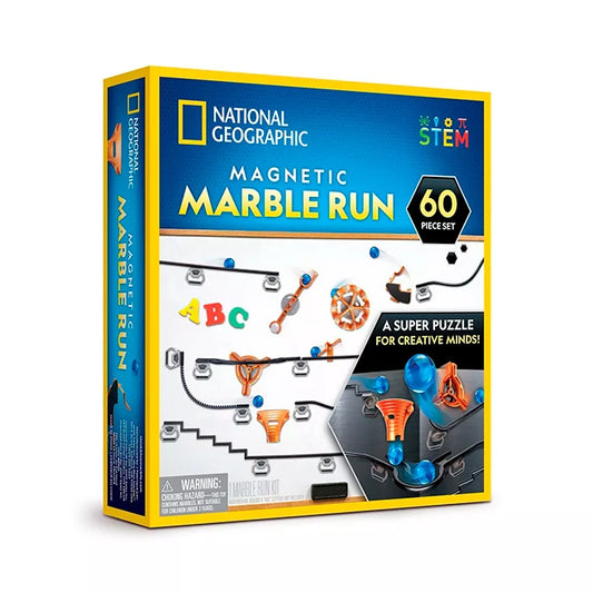 National Geographic Magnetic Marble Run - Best for Ages 10 to 12 - US 3775