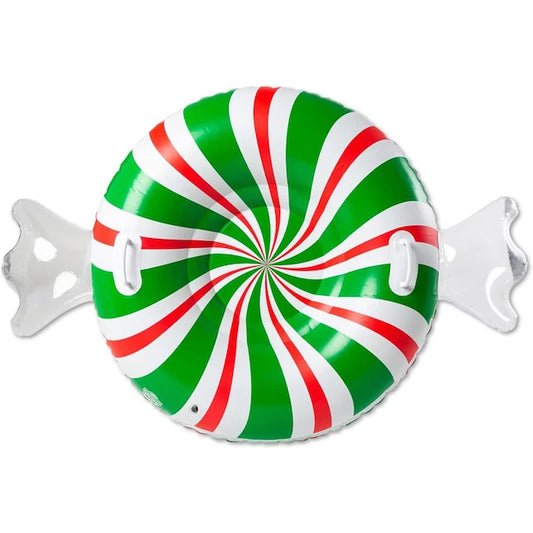 Peppermint Snow Tube - Green Red White - Best for Ages 8 to 12 - US 2081