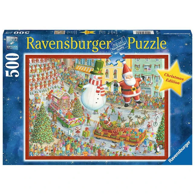 Here Comes Christmas Puzzle - 500pc - Best Puzzles for Ages 8 to 12 - US 2225