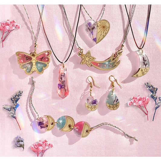 Wish Craft Wood &amp; Resin Charm Jewelry - - Fat Brain Toys - US 5084