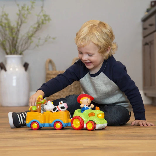 Farm Friends Sound &amp; Go Musical Tractor - Best for 1 year olds - US 8923
