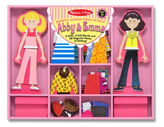 Abby &amp; Emma Magnetic Dress-Up - Best Dolls &amp; Dollhouses for Babies - US 5796