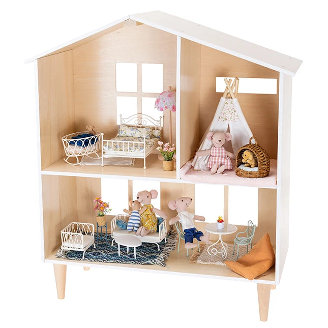Whiskerwood Hollow Deluxe Wooden Dollhouse - Best for Ages 3 to 10 - US 7558
