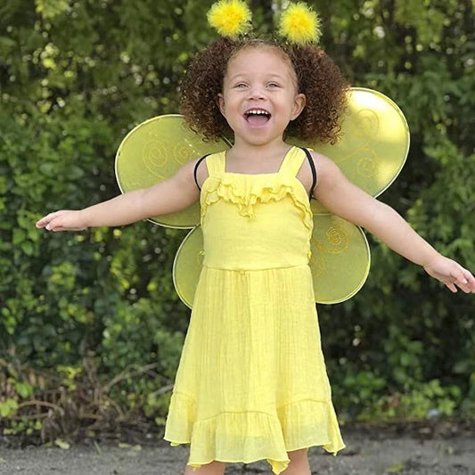 Bumble Bee Wings &amp; Headband - Best for Ages 3 to 6 - US 1639
