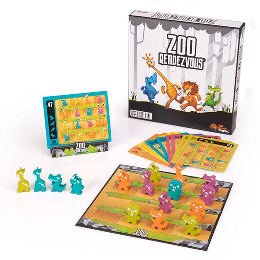 Zoo Rendezvous - Best Brainteasers for Ages 8 to 9 - Fat Brain Toys - US 7089