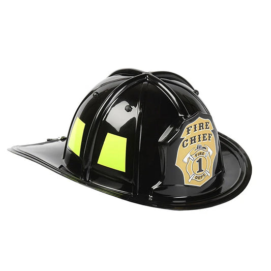 Jr. Firefighter Helmet - Black - Best for Ages 6 to 9 - US 4666